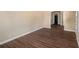 Bright living room with wood floors and neutral paint colors at 2867 Mitchell Dr, Decatur, GA 30032