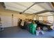 Spacious garage interior showcasing ample storage space and room for parking vehicles and other items at 6026 Southland Dr, Stone Mountain, GA 30087