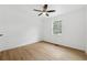 This spacious bedroom offers wood floors, and a window view at 2005 Simmons Ave, Atlanta, GA 30337