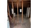 Bright living room with exposed wooden beams and space to make your own at 3518 Hamlin Cir, Atlanta, GA 30341