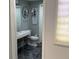 Stylish bathroom boasts a modern vanity, and sleek fixtures at 361 17Th Nw St # 2423, Atlanta, GA 30363