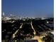 Enjoy the night skyline from this condo's private balcony at 361 17Th Nw St # 2423, Atlanta, GA 30363