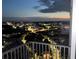 Enjoy the night skyline from this condo's private balcony at 361 17Th Nw St # 2423, Atlanta, GA 30363