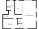 Second-floor plan featuring two bathrooms, two bedrooms, and walk-in closets for optimal storage at 355 Ridgeview Trl, Atlanta, GA 30328