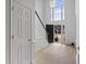 Grand foyer with soaring ceilings, staircase and elegant finishes welcomes you home at 1471 Adair Hill Ct, Dacula, GA 30019