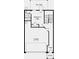 First floor plan featuring garage, bedroom 3 suite, full bath, foyer, and patio at 1737 Lansmere Sw St, Marietta, GA 30008