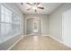 Sunlit dining area with tile floors, connecting to an outdoor patio, offering a pleasant dining experience at 3272 Tiara Sw Cir, Atlanta, GA 30311