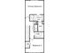 The layout of the floorplan showing the primary bedroom, bath, and second bedroom at 5447 Blossomwood Sw Trl, Mableton, GA 30126