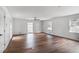 Spacious living room featuring hardwood floors, neutral walls, and natural lighting at 3280 Hazelwood Sw Dr, Atlanta, GA 30311