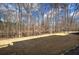 Expansive backyard with a black fence, perfect for outdoor activities and enjoying the natural surroundings and privacy at 2139 Golden Morning Ct, Kennesaw, GA 30152