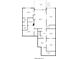 Basement floor plan layout with multiple storage rooms, basement, hall, kitchen and electrical room at 730 Jackson Miller Cir, Powder Springs, GA 30127