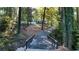 Wooded location with a bridge leading to the home's driveway at 2450 Spring Mill Cv, Duluth, GA 30097