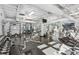 Well-equipped gym with various machines, free weights, and mirrored walls for a complete workout experience at 805 Peachtree Ne St # 614, Atlanta, GA 30308