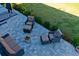 Relaxing backyard patio with modern wicker furniture, providing an inviting outdoor living space for entertaining at 2845 Jims Ne Rd, Marietta, GA 30066