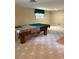 Finished basement with a pool table, offering ample recreational space at 2657 Langland Ne Ct, Atlanta, GA 30345