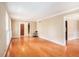 Bright living room boasts hardwood floors and lots of natural light from large windows at 2657 Langland Ne Ct, Atlanta, GA 30345