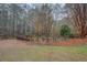 Private in-ground pool surrounded by mature trees at 308 Tulipwood Sw Cir, Conyers, GA 30094