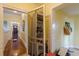View of a hallway with polished floors and white walls, next to a storage unit at 3670 Union Ave, Atlanta, GA 30354