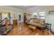 Bright living room featuring hardwood floors and access to other rooms at 3670 Union Ave, Atlanta, GA 30354