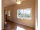 Bright dining area with large window and sliding glass door at 5087 Fairmont Se Rd, Smyrna, GA 30082