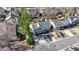 An aerial perspective showcases the property, highlighting its well-maintained landscaping, and convenient parking at 1069 Falling Water Se Dr, Smyrna, GA 30080