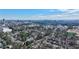 Scenic aerial view of a neighborhood and downtown city skyline at 1069 Falling Water Se Dr, Smyrna, GA 30080