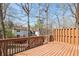 Expansive back deck overlooking a backyard at 1069 Falling Water Se Dr, Smyrna, GA 30080