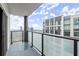 City views from the balcony featuring glass railings at 1280 W Peachtree Nw St # 3303, Atlanta, GA 30309