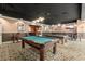 A game room featuring two pool tables and lounge seating, perfect for entertainment at 1280 W Peachtree Nw St # 3303, Atlanta, GA 30309