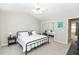 Inviting bedroom with a vaulted ceiling, carpet floors, and generous closet space at 2021 Austin Park Cir, Decatur, GA 30032