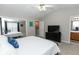 Bright bedroom offering an ensuite bathroom, mirrored closet doors, and a modern design at 2021 Austin Park Cir, Decatur, GA 30032
