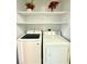 Functional laundry area equipped with a washer and dryer at 235 Windcroft Nw Ln, Acworth, GA 30101