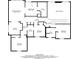 Floor plan showcasing the layout of the third level, including bedrooms and bathrooms at 775 Hales Trace Sw Way, Lilburn, GA 30047