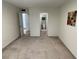 A well-lit bedroom offers easy access to an en-suite bathroom at 5400 Roswell Rd # K1, Atlanta, GA 30342