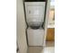 The space-saving stackable laundry unit provides convenience and efficiency at 5400 Roswell Rd # K1, Atlanta, GA 30342