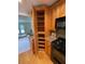 Kitchen showcasing a pantry with ample storage space and modern appliances at 5400 Roswell Rd # K1, Atlanta, GA 30342