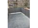 Concrete patio with privacy fence at 5400 Roswell Rd # K1, Atlanta, GA 30342