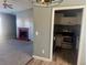 View into a kitchen from the living room at 57 Haven Ridge Dr, Carrollton, GA 30116