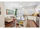 Open-concept with updated kitchen features, island with storage, and hardwood floors at 327 Alderwood Ln, Atlanta, GA 30328