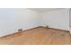 Empty room featuring hardwood floors and white walls at 3951 Lindley Dr, Powder Springs, GA 30127