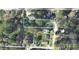 Aerial view of a large lot surrounded by mature trees and existing homes, perfect for building at 898 Center Hill Nw Ave, Atlanta, GA 30318