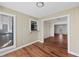 Dining area featuring hardwood floors and natural light, perfect for entertaining at 601 Park Ridge Cir, Marietta, GA 30068