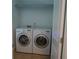 Convenient laundry room featuring a washer and dryer at 3534 S Sherwood Se Rd, Smyrna, GA 30082