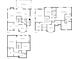 Detailed floor plan showcasing the layout of the home's multiple floors at 475 Highland Gate Cir, Suwanee, GA 30024