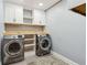 Convenient laundry room with modern washer and dryer at 4053 Overland Trl, Snellville, GA 30039