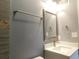 Bathroom featuring light fixtures and granite countertops at 1546 Alverado Way, Decatur, GA 30032