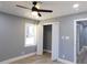 Bedroom with ceiling fan and closet at 1546 Alverado Way, Decatur, GA 30032