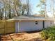 Exterior side view of the house, showing the brick, roof, and back yard at 1546 Alverado Way, Decatur, GA 30032