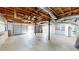 Unfinished basement featuring exposed ceiling joists and concrete flooring at 3336 Franklin Forest Dr, Winston, GA 30187
