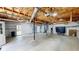 Unfinished basement with exposed ceiling and concrete floors at 3336 Franklin Forest Dr, Winston, GA 30187
